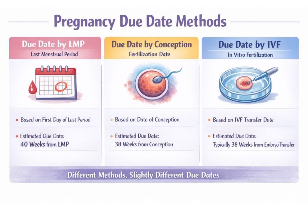 Pregnancy Due Date Methods
