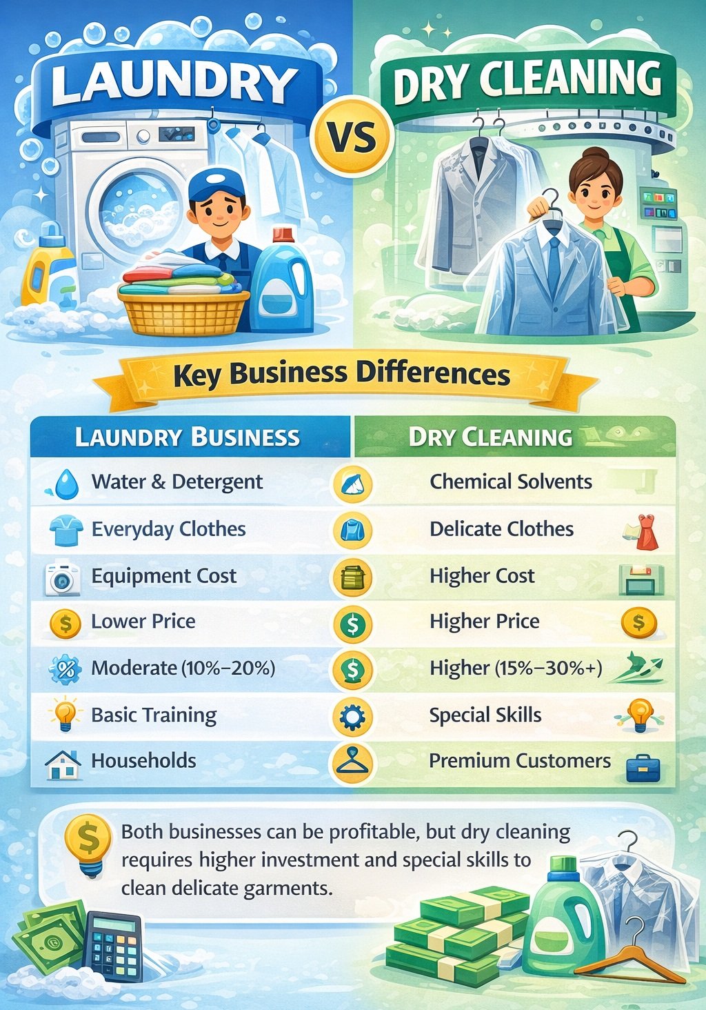 Laundry vs Dry Cleaning Key Differences
