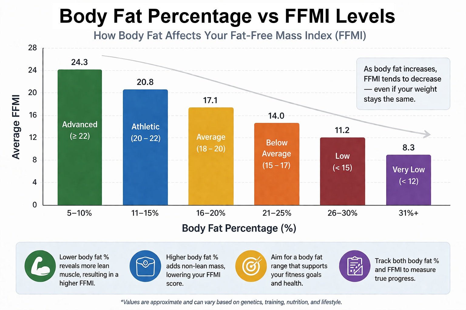 FFMI Calculator (Fat-Free Mass Index) | Calculate Lean Muscle
